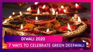 Diwali 2020: How To Have A Green Deepavali; 7 Ways To Celebrate Eco-Friendly Diwali