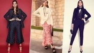 Sonam Kapoor Completes 13 Years in Bollywood; 5 Times The Diva Styled a Pant Suit in a Unique Way (View Pics)