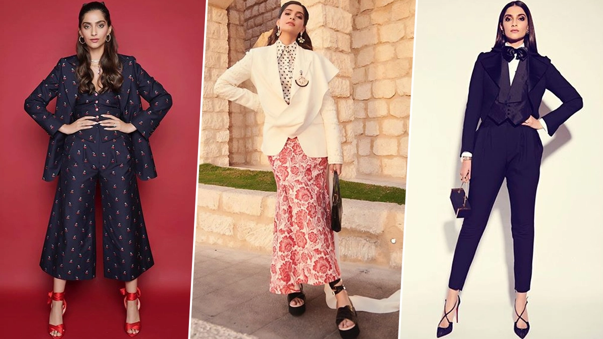Sonam Kapoor Completes 13 Years in Bollywood; 5 Times The Diva Styled a Pant Suit in a Unique Way (View Pics)