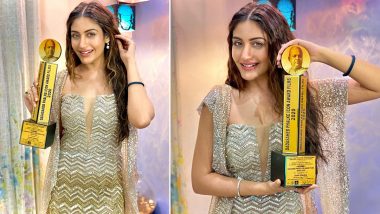 Naagin 5 Actress Surbhi Chandna Bags The Dadasaheb Phalke Icon Award Films 2020 For Best Actress (View Pic)