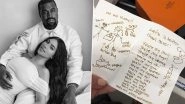 Kim Kardashian Shares 30th Birthday Card from Kanye West That Inspired the Singer&rsquo;s Music Album &lsquo;My Beautiful Dark Twisted Fantasy&rsquo; (View Post)
