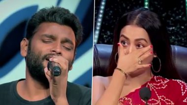 Indian Idol 12 Contestant Yuvraj Medhe Makes Neha Kakkar Teary-Eyed (Watch Video)