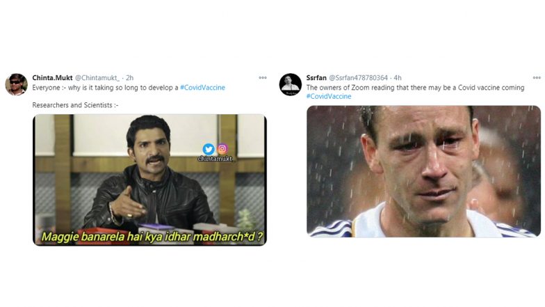 COVID-19 Vaccine Memes & Jokes Take over Twitter! From Hera Pheri Meme Template to Jokes with Mirzapur Tadka, Hilarious Posts About Coronavirus Vaccination Go Viral