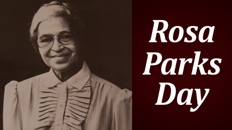 Rosa Parks Day 2020: 9 Interesting Facts About Notable American Activist, a Key Figure in Montgomery Bus Boycott