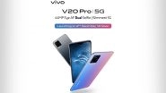 Vivo V20 Pro 5G India Launch Confirmed for December 2, 2020; Check Expected Prices, Features & Specifications Here