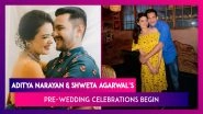 Aditya Narayan & Shweta Agarwal&rsquo;s Pre-Wedding Celebrations Begin With Tilak Ceremony; Here Are Inside Pictures