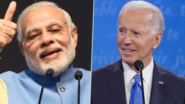 PM Narendra Modi Congratulates US President Joe Biden, Says 'Committed to Working with Him to Take Ties to Greater Heights'