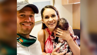 AB de Villiers Becomes Father for Third Time, Shares Picture of Newborn Daughter Yente de Villiers