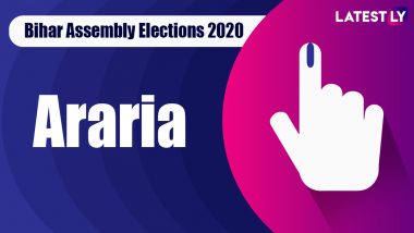 Araria Vidhan Sabha Seat in Bihar Assembly Elections 2020: Candidates, MLA, Schedule And Result Date