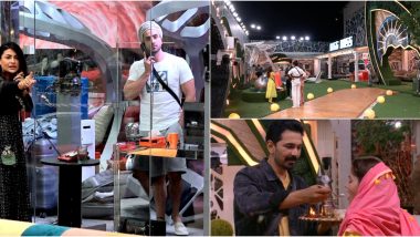 Bigg Boss 14 November 5 Synopsis: Jasmin Bhasin Clashes With Pavitra Punia Over Aly Goni, Rubina Dilaik and Abhinav Shukla Celebrate Karwa Chauth In the House