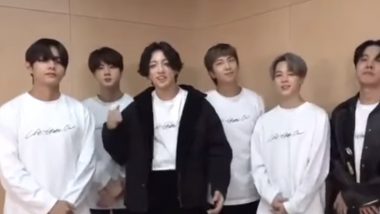 BTS' Virtual Acceptance Speech For People's Choice Awards 2020 Goes Viral, Congratulations Pour in For the Boy Band on Social Media (Watch Video)