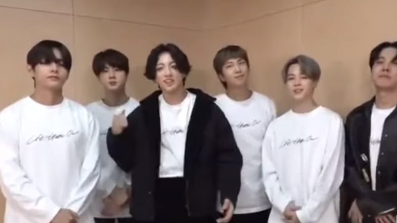 BTS' Virtual Acceptance Speech For People's Choice Awards 2020 Goes Viral, Congratulations Pour in For the Boy Band on Social Media (Watch Video)
