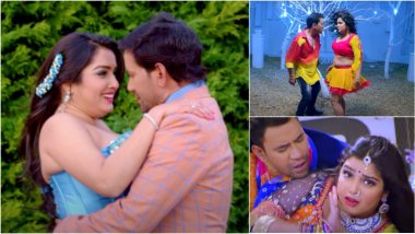 Best Bhojpuri Songs: Amrapali Dubey and Dinesh Lal Yadav aka Nirahua Make a 'Toofani' Jodi On Screen and These Romantic Videos Are a Proof