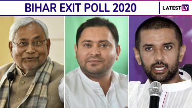 Exit Poll Results of Bihar Assembly Elections 2020: Republic TV-Jan Ki Baat Predicts Victory For RJD-Led Mahagathbandhan With 118-138 Seats, NDA Likely to be Second With 91-117 Seats