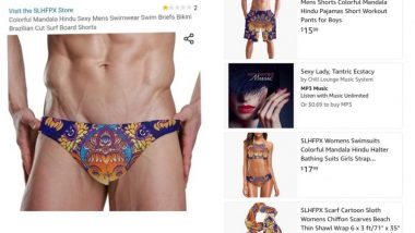#BoycottAmazon Trends Online as Amazon Gets Slammed for Hurting Religious Sentiments AGAIN, This Time for Selling Pajamas And Swimwear With Photos of Hindu Gods!