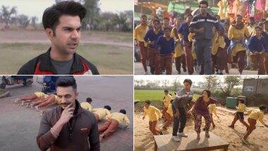 Chhalaang Song Le Chhalaang: Coach Rajkummar Rao & Kids Gear Up to Defeat Zeeshan Ayyub’s Team in This Upbeat Track (Watch Video)