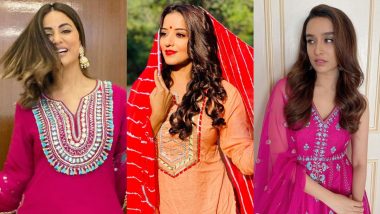 Chhath Puja 2020 Outfit Ideas to Visit Ghats: Hina Khan, Monalisa, Shraddha Kapoor - Here's Your Celeb-Inspired Guide To Look Fashionably Perfect This Festive Season!
