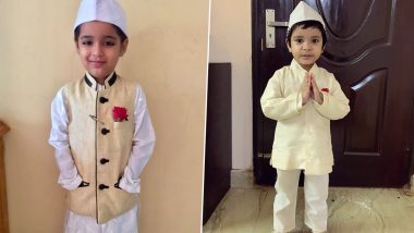 Children's Day 2020 Costume Ideas: Steps to Dress Up Your Kid as Pandit Jawaharlal Nehru for Bal Diwas Function (See Pics)
