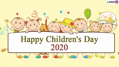 Children’s Day 2020 Images & HD Wallpapers for Free Download Online: Wish Happy Bal Diwas With WhatsApp Stickers and Best GIF Greetings on Jawaharlal Nehru’s Birthday