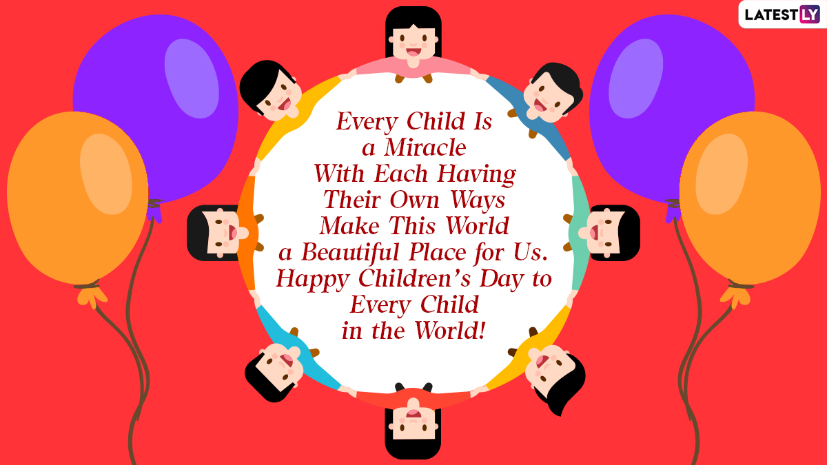 Happy Children's Day 2021 Greetings! WhatsApp Messages, HD Images ...