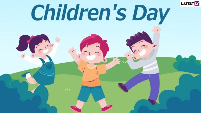 Children's Day 2020 Wishes & Bal Diwas HD Images: WhatsApp Stickers, Facebook Messages, GIF Greetings and SMS to Celebrate Pandit Jawaharlal Nehru's Birth Anniversary