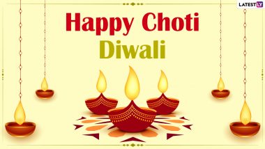 Happy Choti Diwali & Narak Chaturdashi Wishes, Greetings & HD Images: Send Diya & 'Happy Diwali' Pics, Deepavali GIFs, Facebook, Instagram Greetings & Quotes to Celebrate the Festival of Lights
