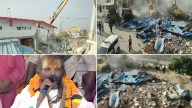 Computer Baba's Illegal Properties in Indore Demolished by BJP Government, Watch Video