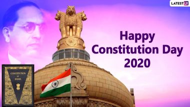 Constitution Day 2020 Wishes and Samvidhan Diwas HD Images: WhatsApp Messages, BR Ambedkar Quotes and Facebook Greetings to Send Wishes of National Law Day