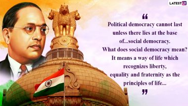Constitution Day 2020: Quotes by BR Ambedkar and PM Narendra Modi on The Constitution of India