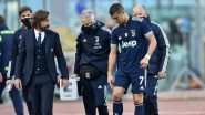Cristiano Ronaldo Has Suffered Ankle Injury Following Collision With Lazio Midfielder Luis Alberto, Confirms Coach Andrea Pirlo After 1&ndash;1 Draw