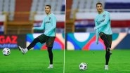 Cristiano Ronaldo Sweats It Out in Training Session Ahead of Croatia vs Portugal Clash in UEFA Nations League 2020&ndash;21 (View Pics)