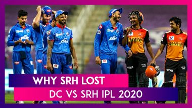 Delhi vs Hyderabad IPL 2020: 3 Reasons Why Hyderabad Lost To Delhi