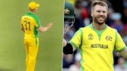 David Warner Impresses Fans With His Dance Moves During India vs Australia 1st ODI Match (Watch Video)