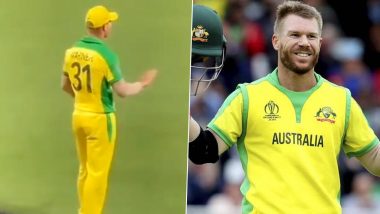 David Warner Impresses Fans With His Dance Moves During India vs Australia 1st ODI Match (Watch Video)