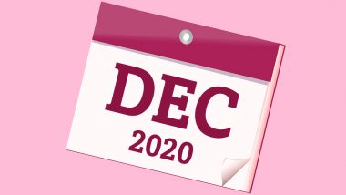 December 2020 Festivals, Events and Holiday Calendar: Christmas and New Years' Eve; Know All Important Dates and List of Fasts for the Month