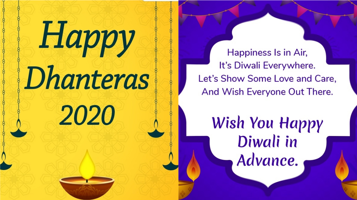 Dhanteras 2020 Photos & Advance Diwali Greetings For Free Download ...