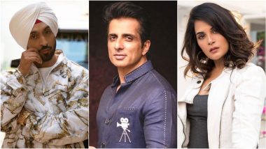 Diljit Dosanjh, Sonu Sood, Richa Chadha and Others Extend Their Support to the Protesting Farmers (View Tweets)