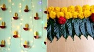 Diwali 2020 Decoration Ideas: From Beautiful Paper Lamps to DIY Eco-Friendly Hangings, 5 Things to Try at Home And Bring in the Festive Spirit (Watch Videos)