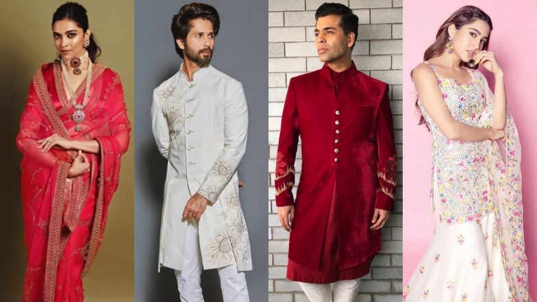 Diwali 2020: Deepika Padukone, Shahid Kapoor, Sara Ali Khan – Here’s Your Bollywood Celeb-Inspired Style Guide to Look Glam This Festive Season!