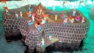 Diwali Celebrations With 'Killa' Making in Maharashtra: Here's Why Children Build Replicas of Chhatrapati Shivaji Maharaj's Forts During This Festival (Watch Video of Building Killa at Home)