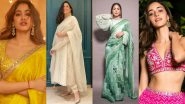 Janhvi Kapoor, Anushka Sharma, Hina Khan, Ananya Panday &ndash; Meet The Best Dressed Celebs This Diwali (View Pics)