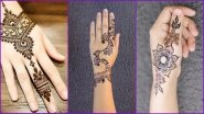 5-Minute Quick and Easy Karwa Chauth Mehndi Designs: Simple Arabic and Traditional Henna Patterns to Apply a Night Before Karva Chauth 2020 (Watch Mehendi Design Tutorial Videos)