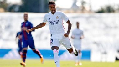 Eder Militao Tests Positive for COVID-19, Real Madrid Defender to Miss Champions League Match Against Inter Milan