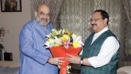 Amit Shah Congratulates JP Nadda on NDA&rsquo;s Victory in Bihar Assembly Polls