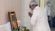 Nitish Kumar Pays Tribute to Maulana Abul Kalam Azad on His 132nd Birth Anniversary