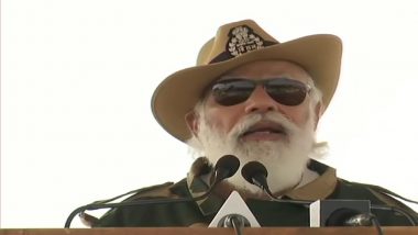 Diwali 2020: PM Narendra Modi Celebrates Diwali With Defence Personnel at Longewala Post, Says 'Every Citizen Takes Pride in Bravery of Indian Soldiers'