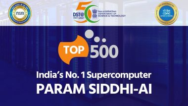 India’s Param Siddhi Bags 63rd Rank in List of 500 Most Powerful Supercomputers in World: Department of Science and Technology