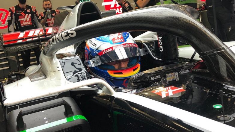 Romain Grosjean, F1 Driver, Escapes After Horror Crash at Bahrain GP (Watch Video)