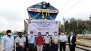 South Western Railway Flags Off First Export NMG Rake to Bangladesh from Bengaluru