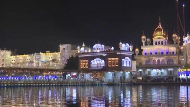 Golden Temple Illuminated Ahead of 551st Birth Anniversary of Guru Nanak Dev